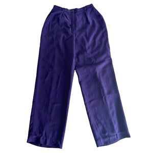 Nordstrom Caslon High Waisted Women's Purple Slacks Size 10
